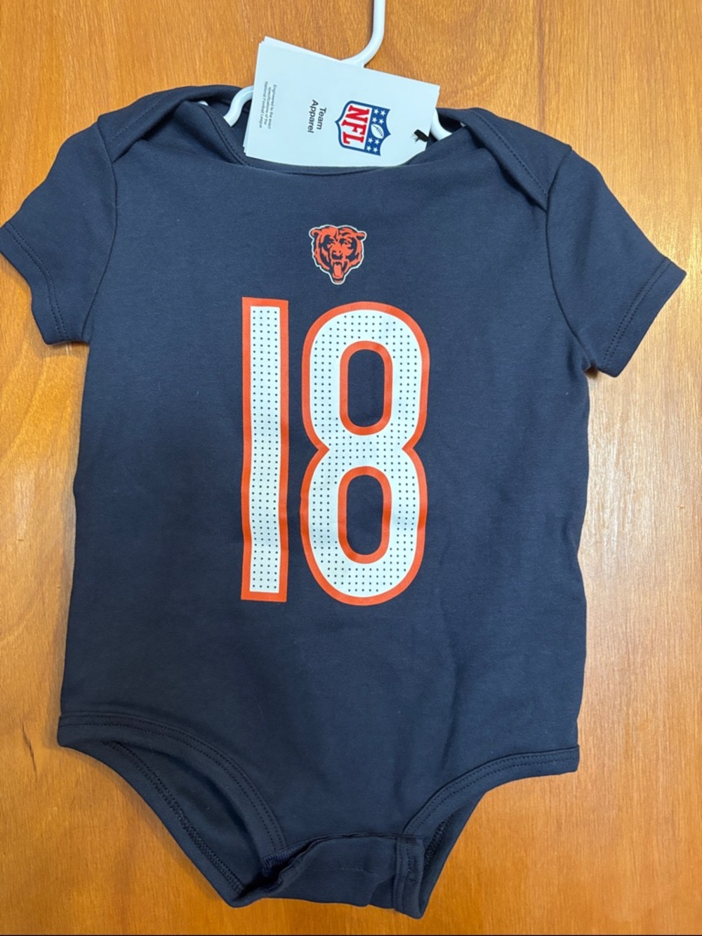 NFL Navy Baby Onesie Chicago bears Caleb Williams NWT 24 months